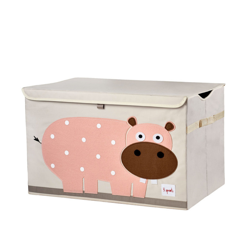 3 Sprouts-Cutie de depozitare XXL pentru camera copiilor, Hipopotam, 3 Sprouts [1]