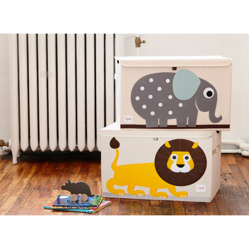 3 Sprouts-Cutie de depozitare XXL pentru camera copiilor, Lion, 3 Sprouts [3]