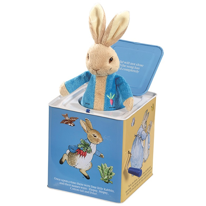 Cutie muzicala Jack-in-the-box, Peter Rabbit, 29 cm [1]