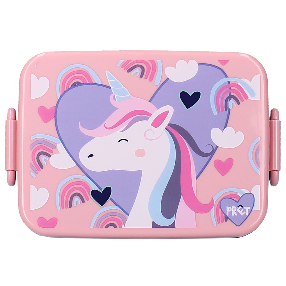 Cutie pentru alimente Prêt Unicorn Pink, 16x13x6 cm [1]