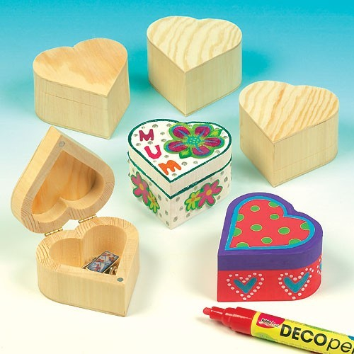 Baker Ross Cutiuta din lemn inimioara - Baker Ross [3]