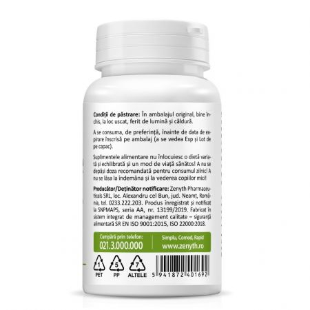 Zenyth-D-Mannose, 30 capsule vegetale, Zenyth [3]