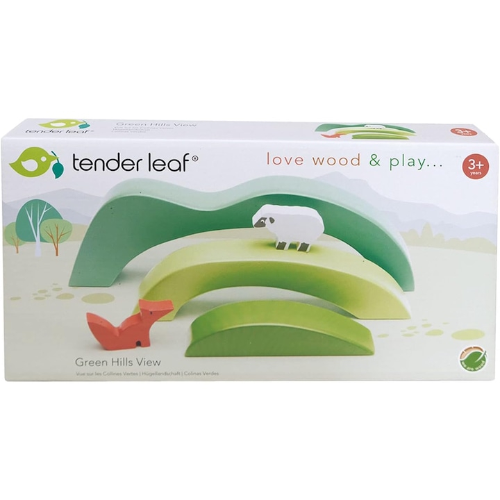 Tender Leaf Toys-Dealurile verzi, din lemn premium - Tender Leaf Toys [1]