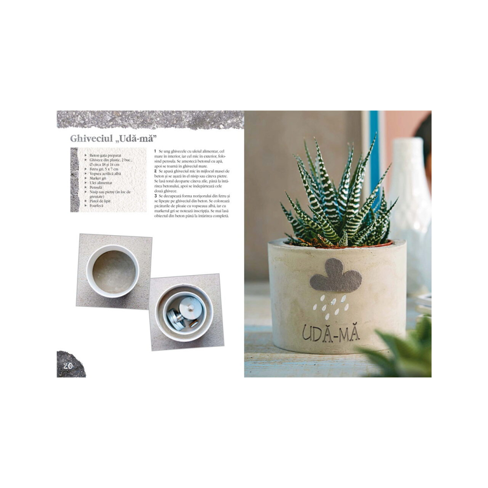 Editura Casa-Decoratiuni interioare din beton pentru incepatori - Idei creative - M. Dawidowski, A. Diepolder, S. Gut, E. Reith, S. Rogaczewsk-Nogai [2]