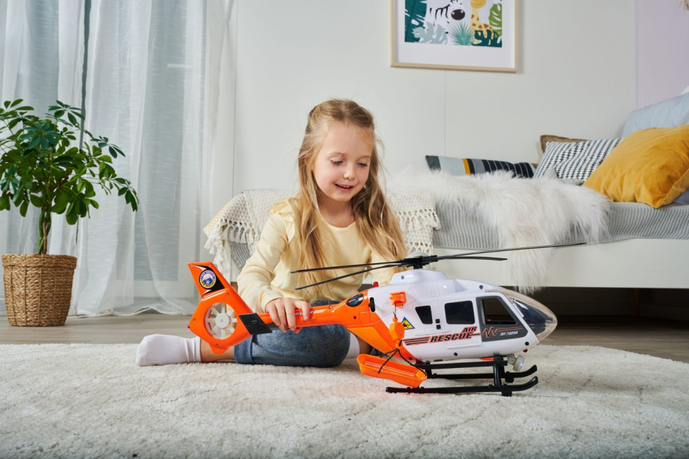 Dickie Elicopter De Salvare Motorizat Cu Accesorii 64Cm [3]