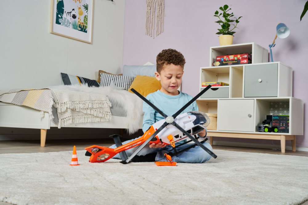 Dickie Elicopter De Salvare Motorizat Cu Accesorii 64Cm [4]
