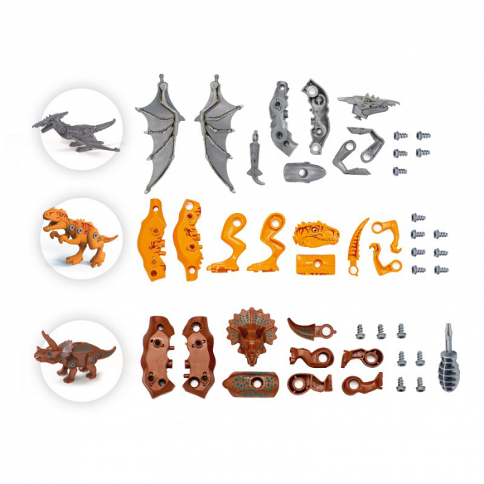 Buki France Dinozaur DIY - Set constructie cu 3 Modele [3]