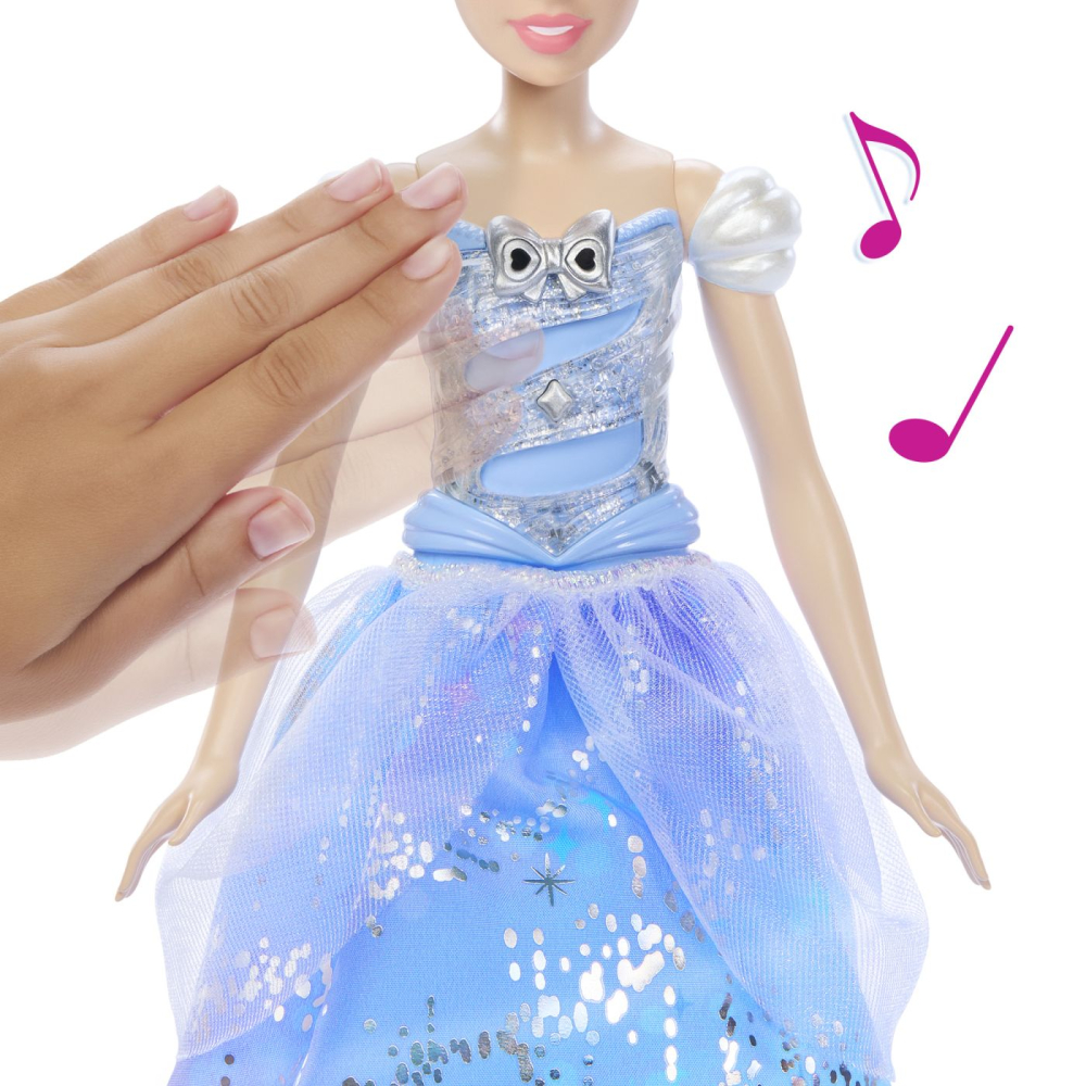 Disney Princess Papusa Cenusareasa Interactiva Cu Rochie Luminoasa [6]
