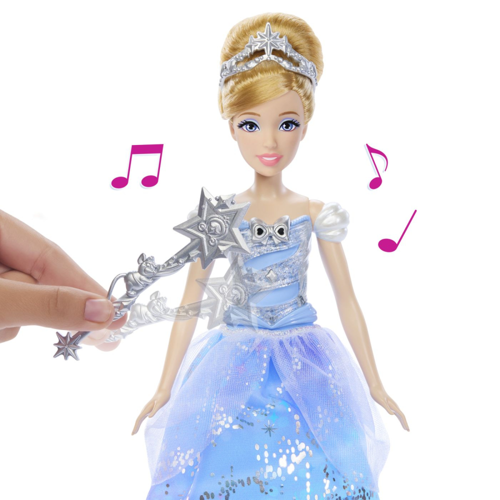 Disney Princess Papusa Cenusareasa Interactiva Cu Rochie Luminoasa [7]