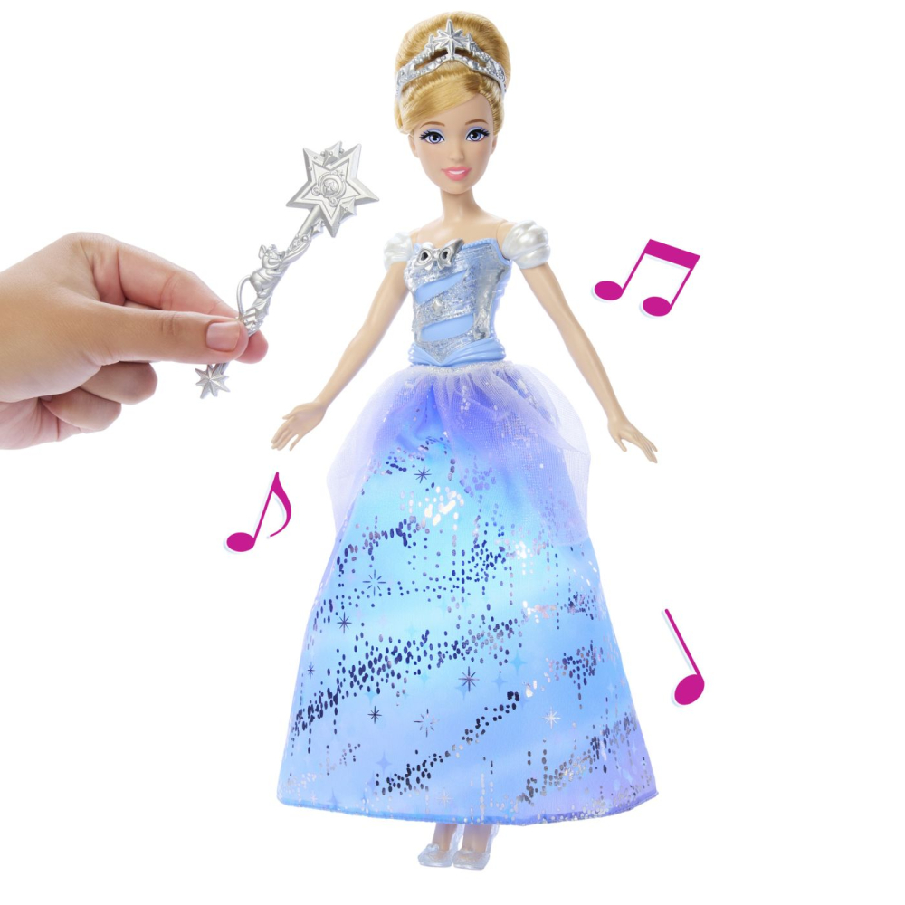 Disney Princess Papusa Cenusareasa Interactiva Cu Rochie Luminoasa [4]