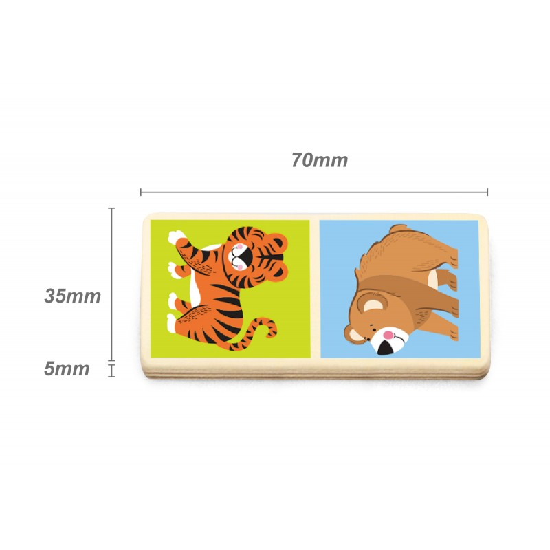 Viga-Domino cu imagini Animale salbatice, Viga [5]