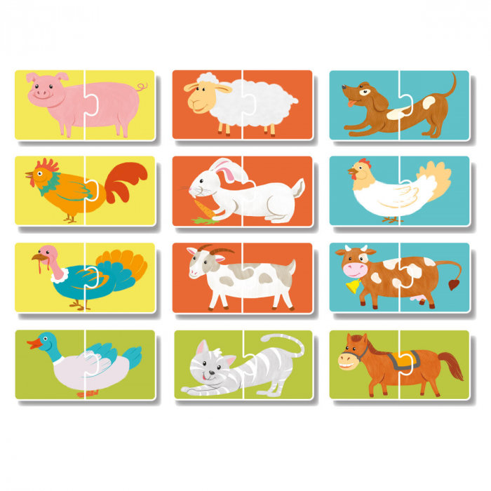 Dodo Duo Puzzle - Ferma 2 piese  [2]