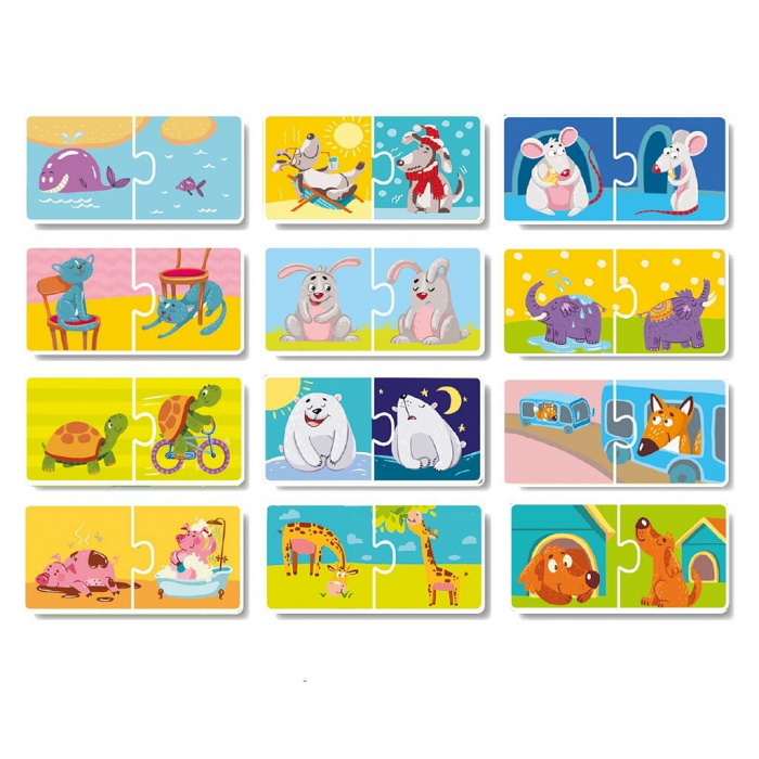 Dodo Duo Puzzle - Notiuni opuse 2 piese  [2]