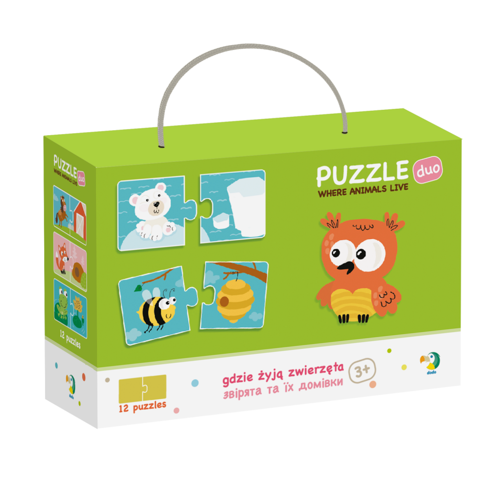 Duo-Puzzle-Unde-traiesc-animalele?-(2-piese)-Dodo [1]