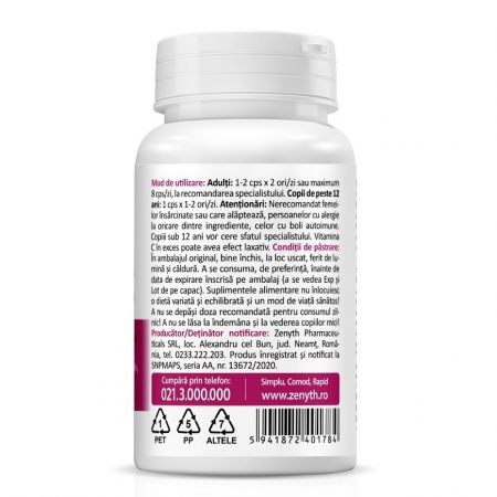 Zenyth-Echinacea cu Soc si Muscata africana, 700 mg, 30 capsule, Zenyth [3]