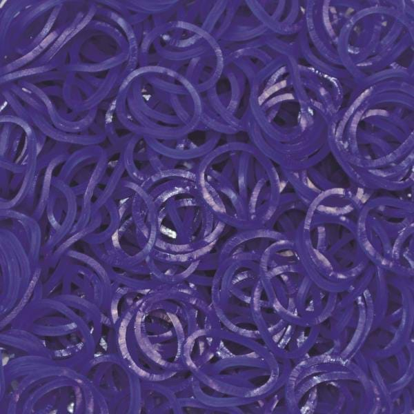 Rainbow Loom-Elastice Rainbow Loom - Jelly Albastru-navy-600 buc [3]