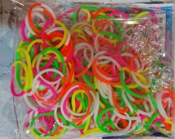 Rainbow Loom-Elastice Rainbow Loom - Neon Mix Duo - 300 buc. [1]