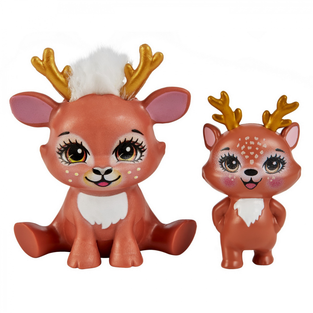 Enchantimals Set Papusi Surori Si Animalutele Lor Danessa Deer Si Sprint Si Danetta Deer Si Fleet [7]