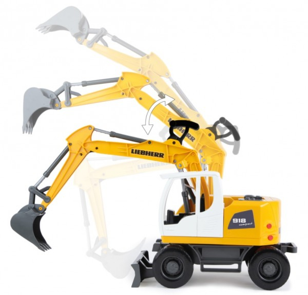 Excavator-plastic-Bagr-Liebherr-A918-Litronic-Worxx-cupa-functionala-48-cm-pentru-copii-Lena [2]