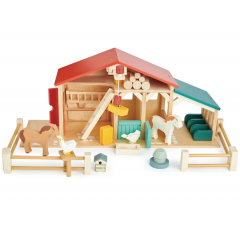 Tender Leaf Toys-Ferma cu gard, din lemn premium - Tender Leaf Farm - Tender Leaf Toys [1]