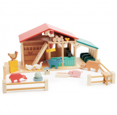Tender Leaf Toys-Ferma cu gard, din lemn premium - Tender Leaf Farm - Tender Leaf Toys [2]