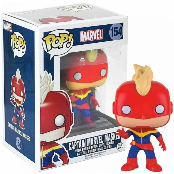 Figurina POP! din vinil Captain Marvel, 9 cm [3]