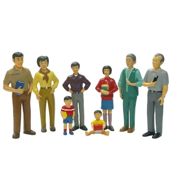 Pachet Figurine Profesii Miniland si familie asiatica [2]
