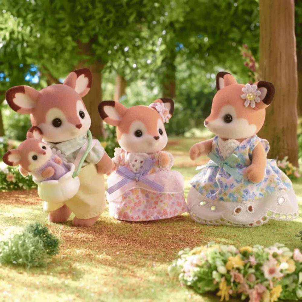 Epoch-Figurine Sylvanian Families-Familia Caprioarelor [7]