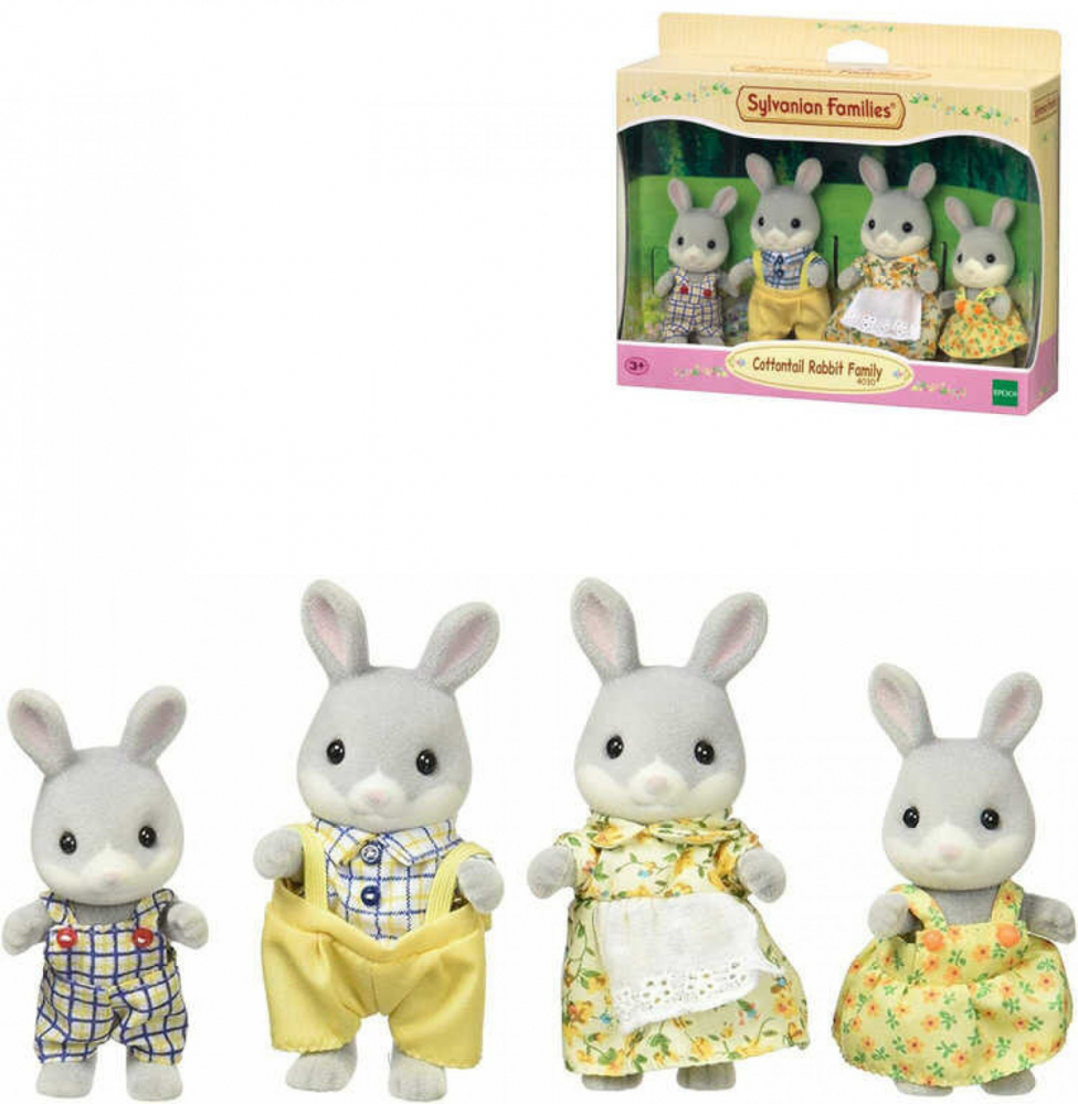 Epoch -Figurine Sylvanian Families - Familia Iepurasilor Cottontail [3]