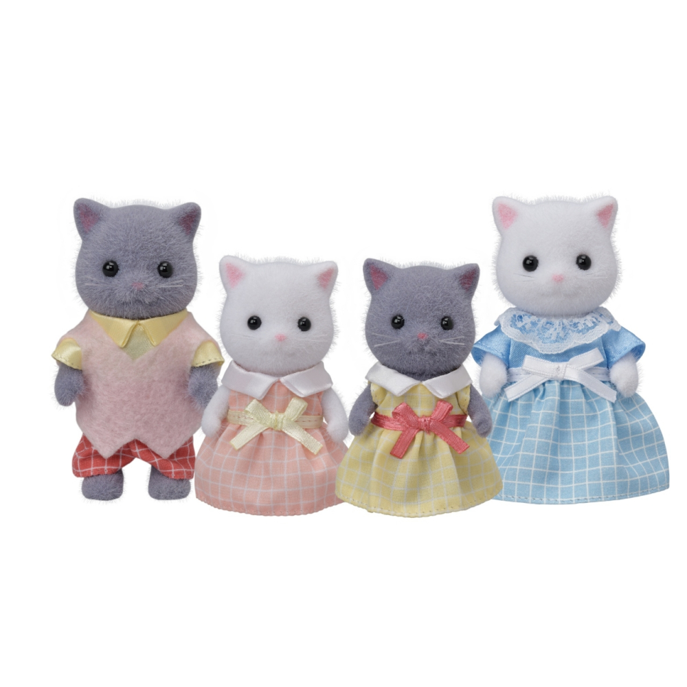Figurine Sylvanian Families-Familia Pisicutelor Persane [1]