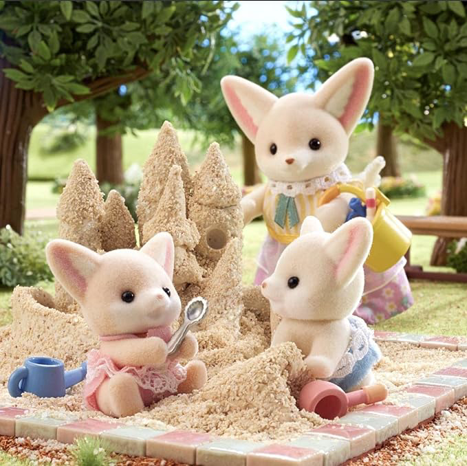 Epoch -Figurine Sylvanian Families-Gemenii Vulpite Fennec [2]