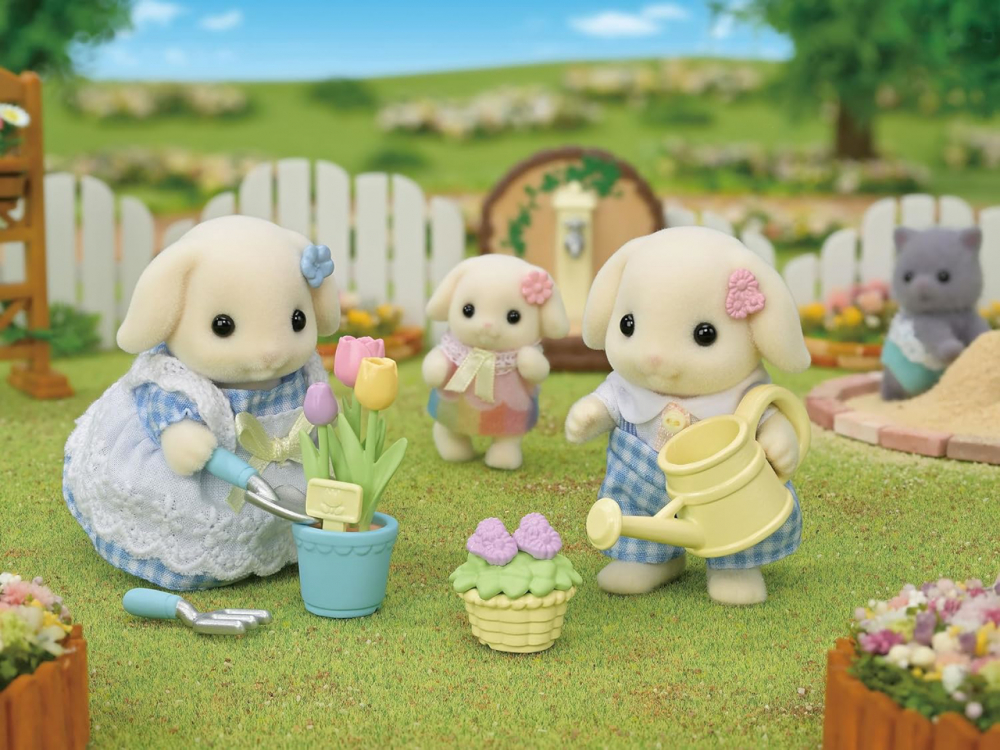 Figurine Sylvanian Families-Iepurasii Gradinari [5]