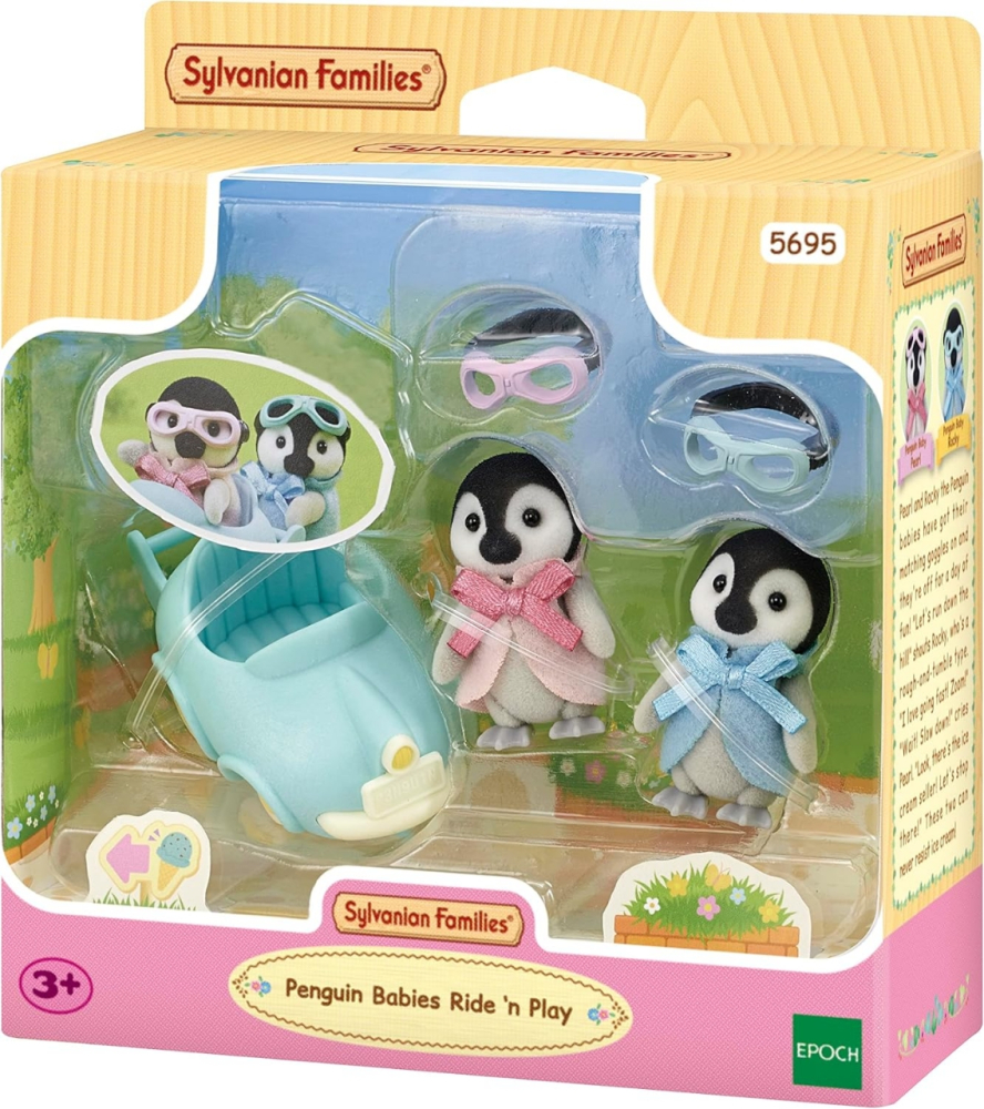 Figurine Sylvanian Families-Pinguini Cu Masinuta [2]
