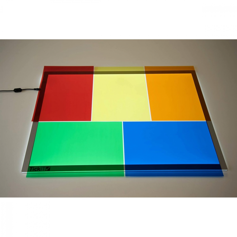 Foi colorate translucide din acetat pentru tablete si mese luminoase [2]