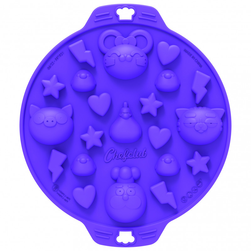 Forma din silicon pentru ciocolata, Chefclub kids [1]