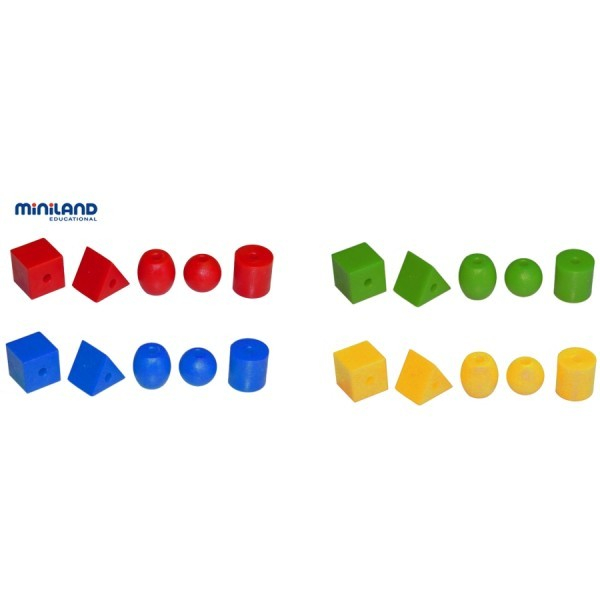 Miniland Forme geometrice de insirat 2.5 cm [2]