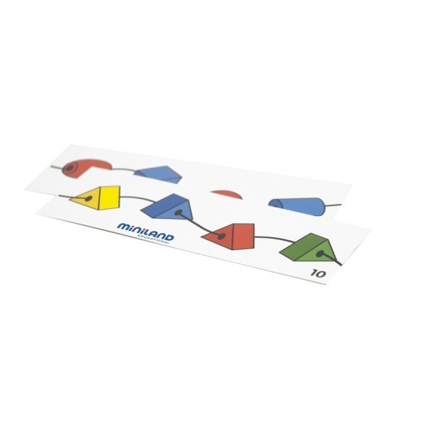 Miniland Forme geometrice de insirat 2.5 cm [9]
