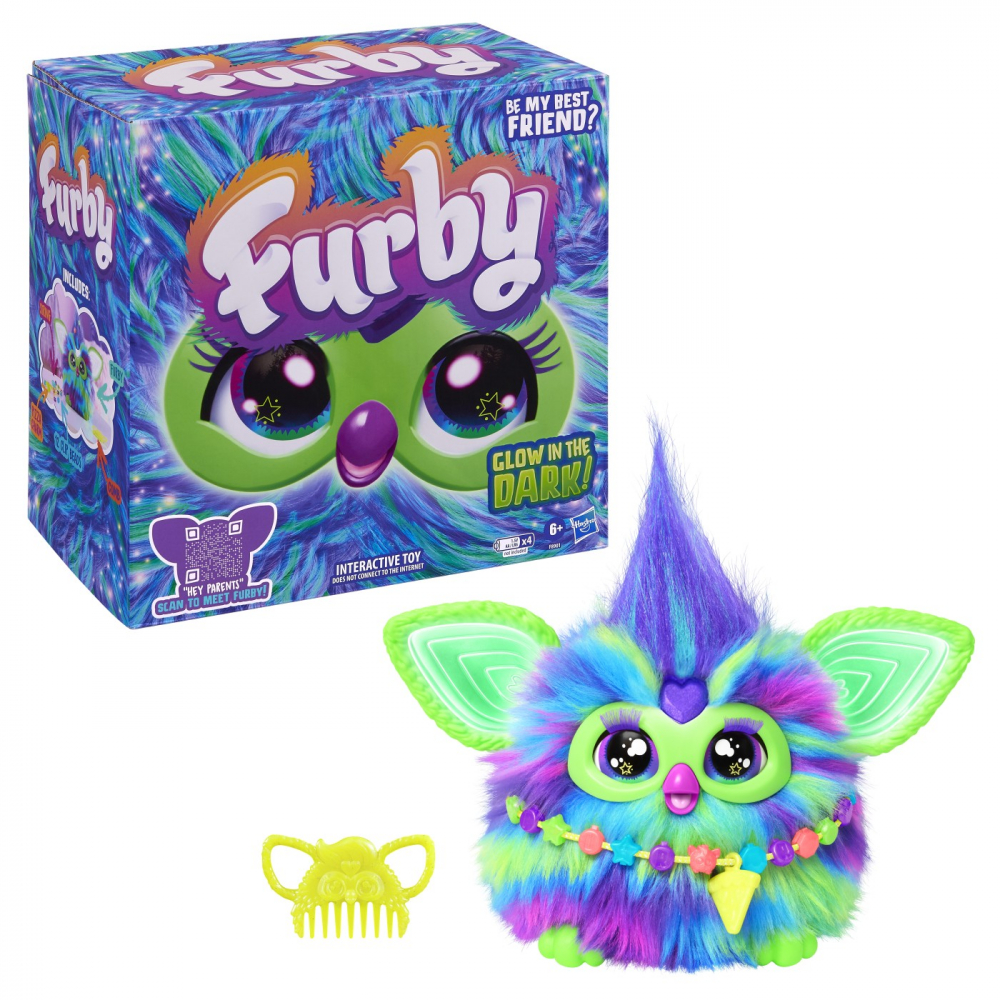 Furby Jucarie De Plus Interactiva Furby Galaxy Glow In The Dark [2]