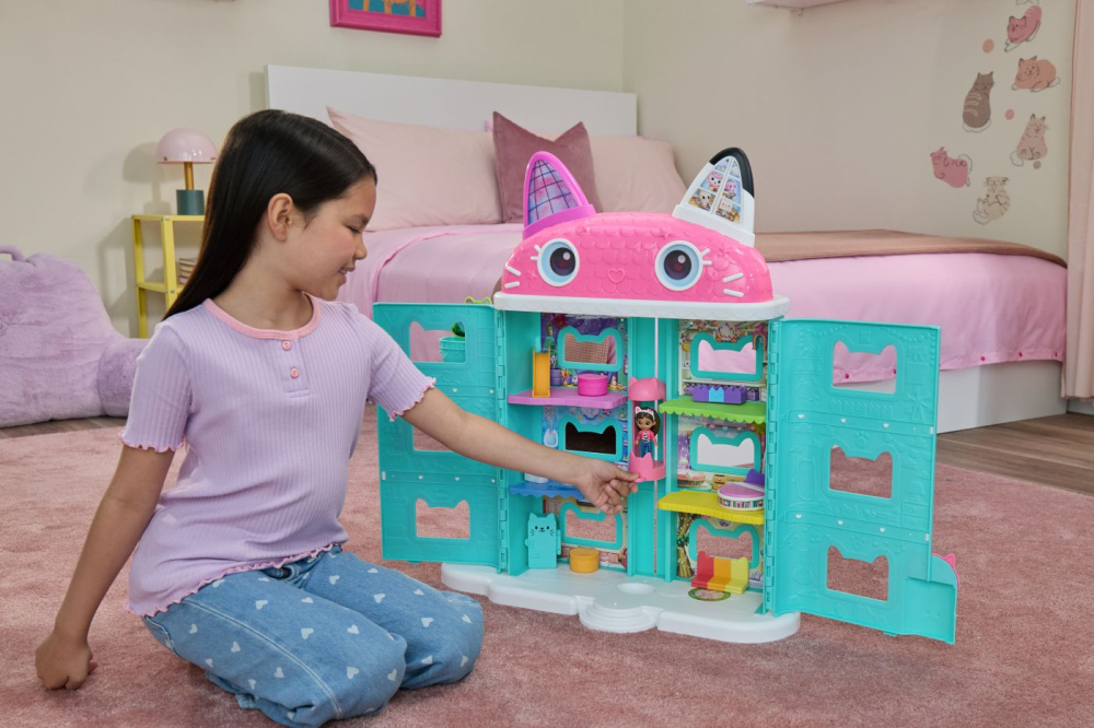 Spin Master-Gabbys Dollhouse Filmul Casa De Papusi A Lui Gabbys Meow Mazing Cu Accesorii [5]