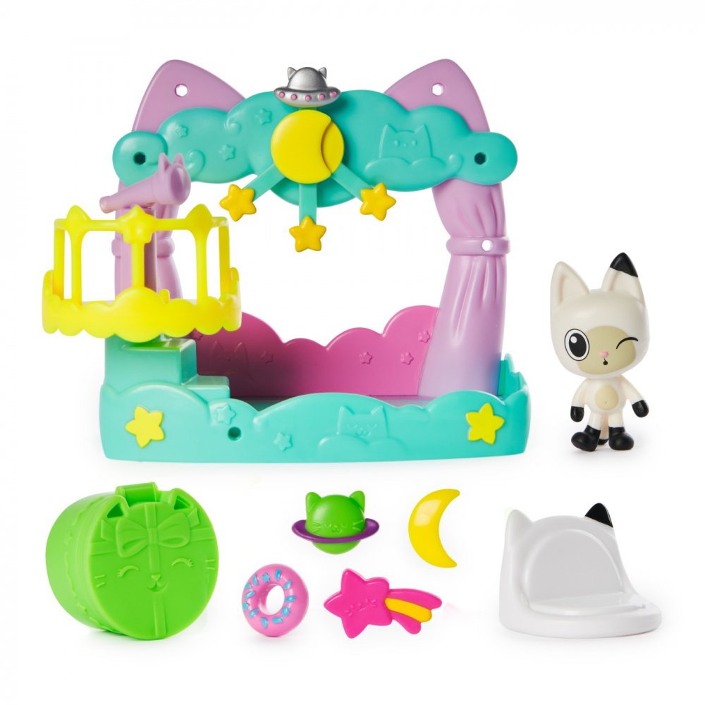  Gabbys Dollhouse Set Balcon Decorat A Lui Pandy Paws [2]
