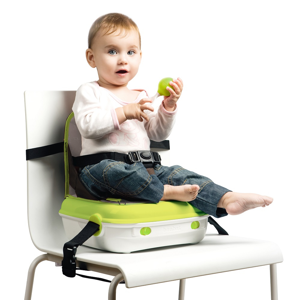 Benbat-Geanta-scaun inaltator YummiGo Green | Gray [4]
