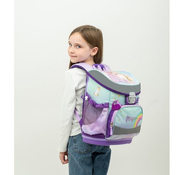 Belmil Ghiozdan Ergonomic Rainbow Unicorn Magic [2]