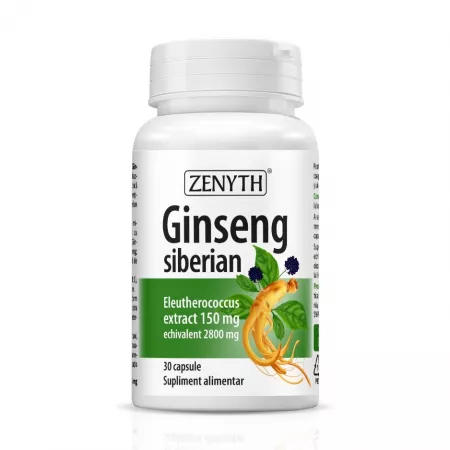 Ginseng siberian, 150 mg, 30 capsule, Zenyth [1]