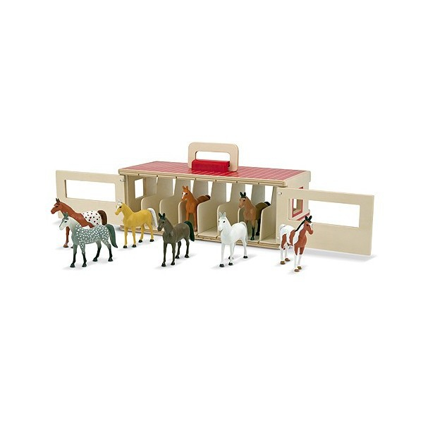Melissa & Doug Grajd portabil cu 8 cai Melissa and Doug [2]