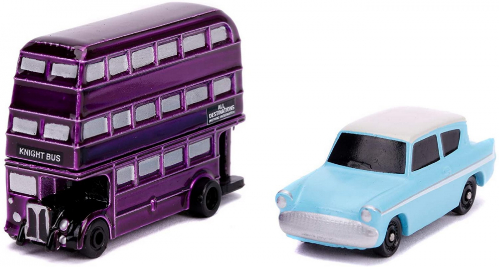 Harry Potter2 Set 2 Masinute The Knight Bus Si Ford Anglia 1959 [2]