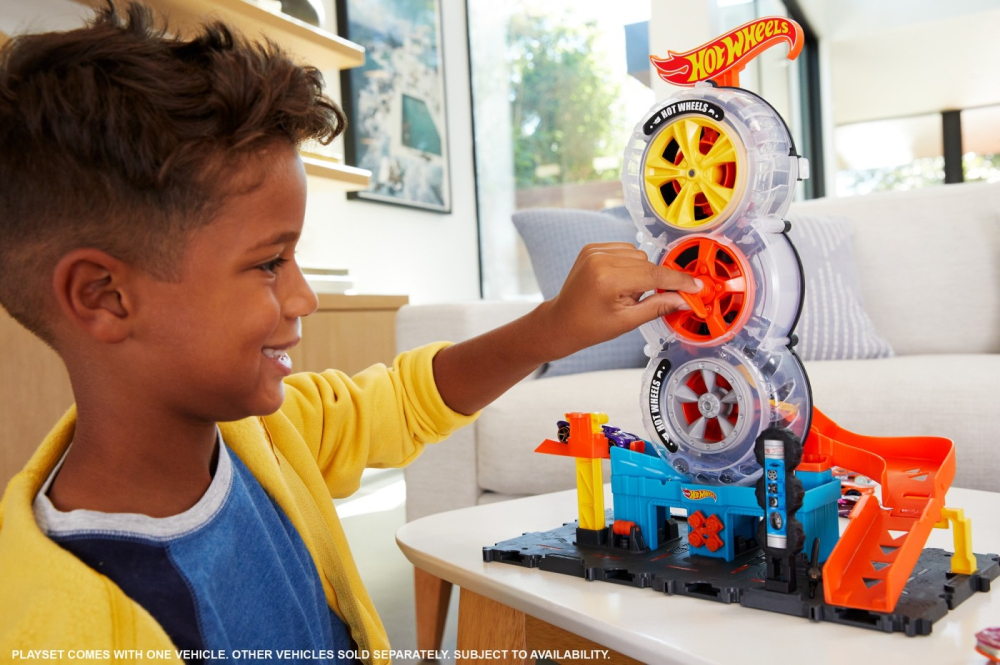Mattel-Hot Wheel City Vulcanizarea Super Twist [4]