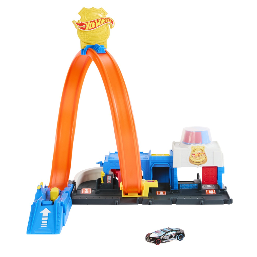 Mattel-Hot Wheels City Set De Joaca Super Statie De Politie [3]