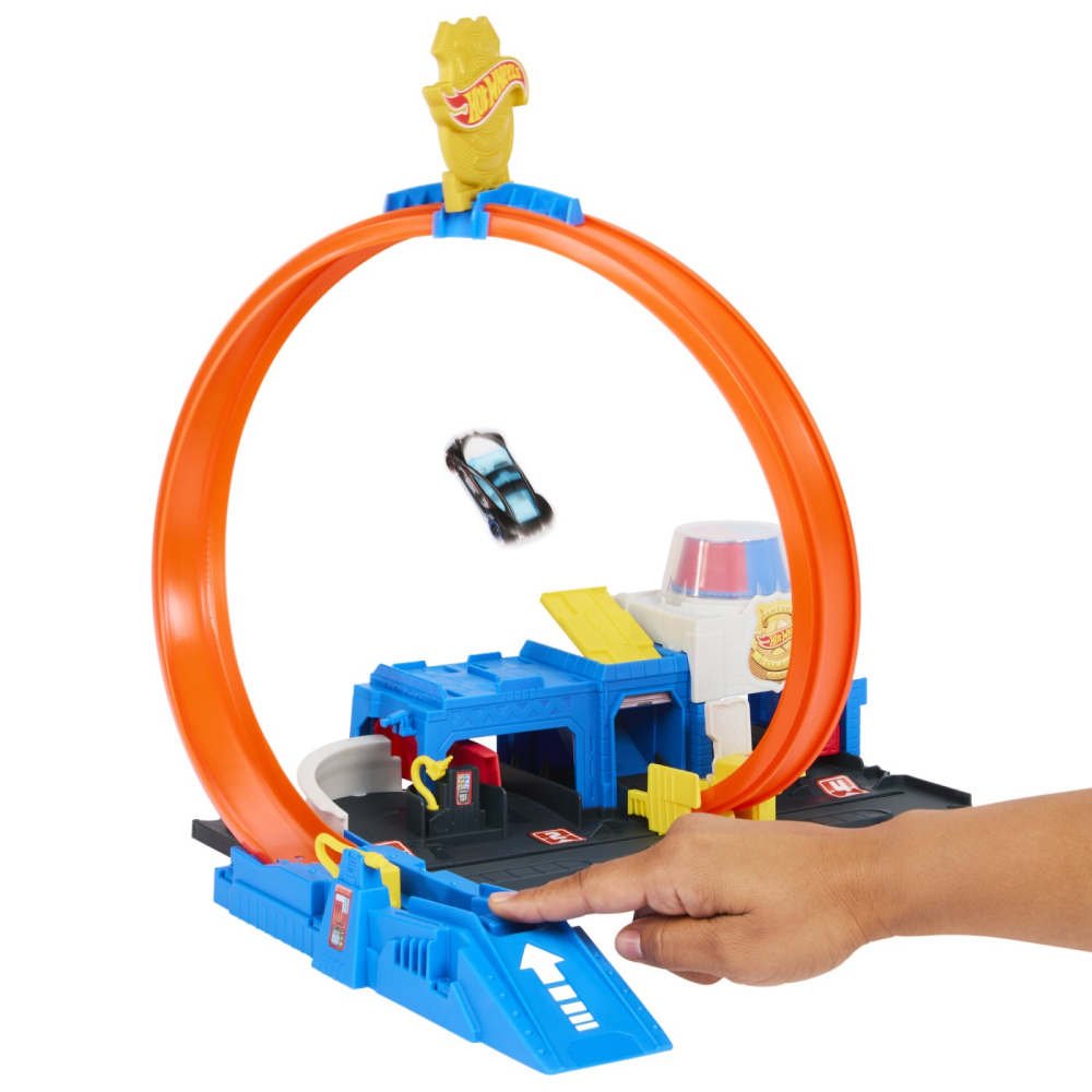 Mattel-Hot Wheels City Set De Joaca Super Statie De Politie [9]
