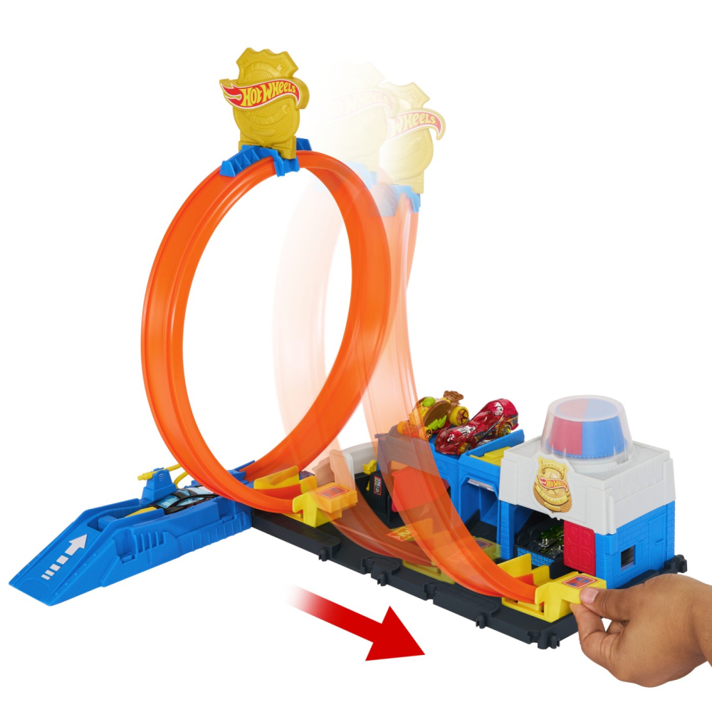 Mattel-Hot Wheels City Set De Joaca Super Statie De Politie [10]