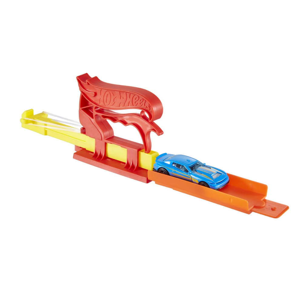 Hot Wheels Set Lansator Portabil Rosu Si Masinuta [2]